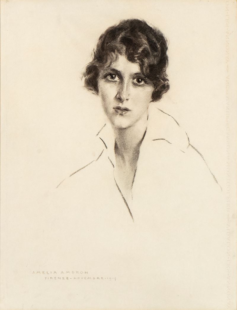 Amelia Ambron Almagià - Ritratto Femminile