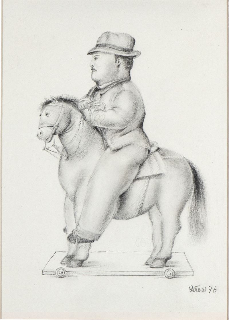 Fernando Botero - Hombre a Caballo