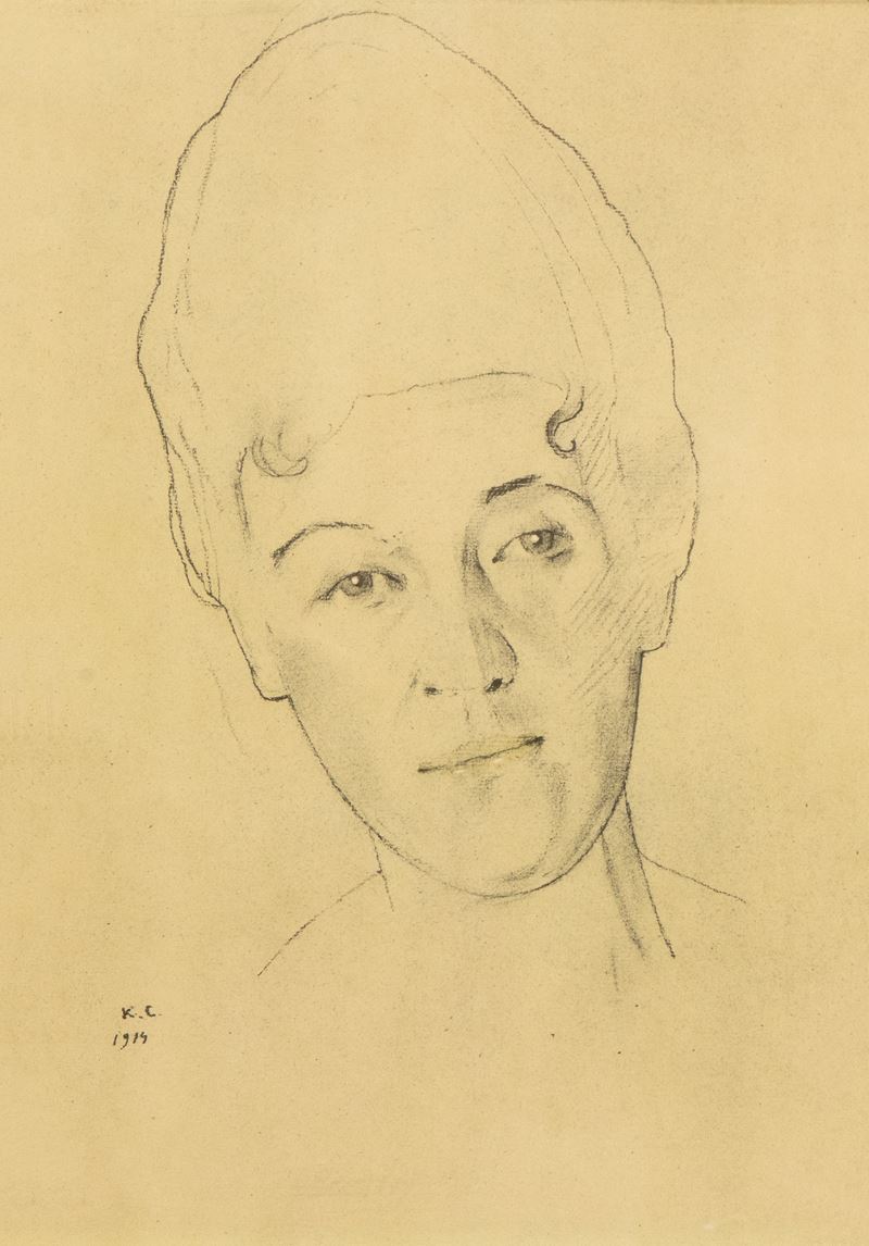 Konstantin Andreevič Somov - Ritratto di Helena Pavlovna Oliva