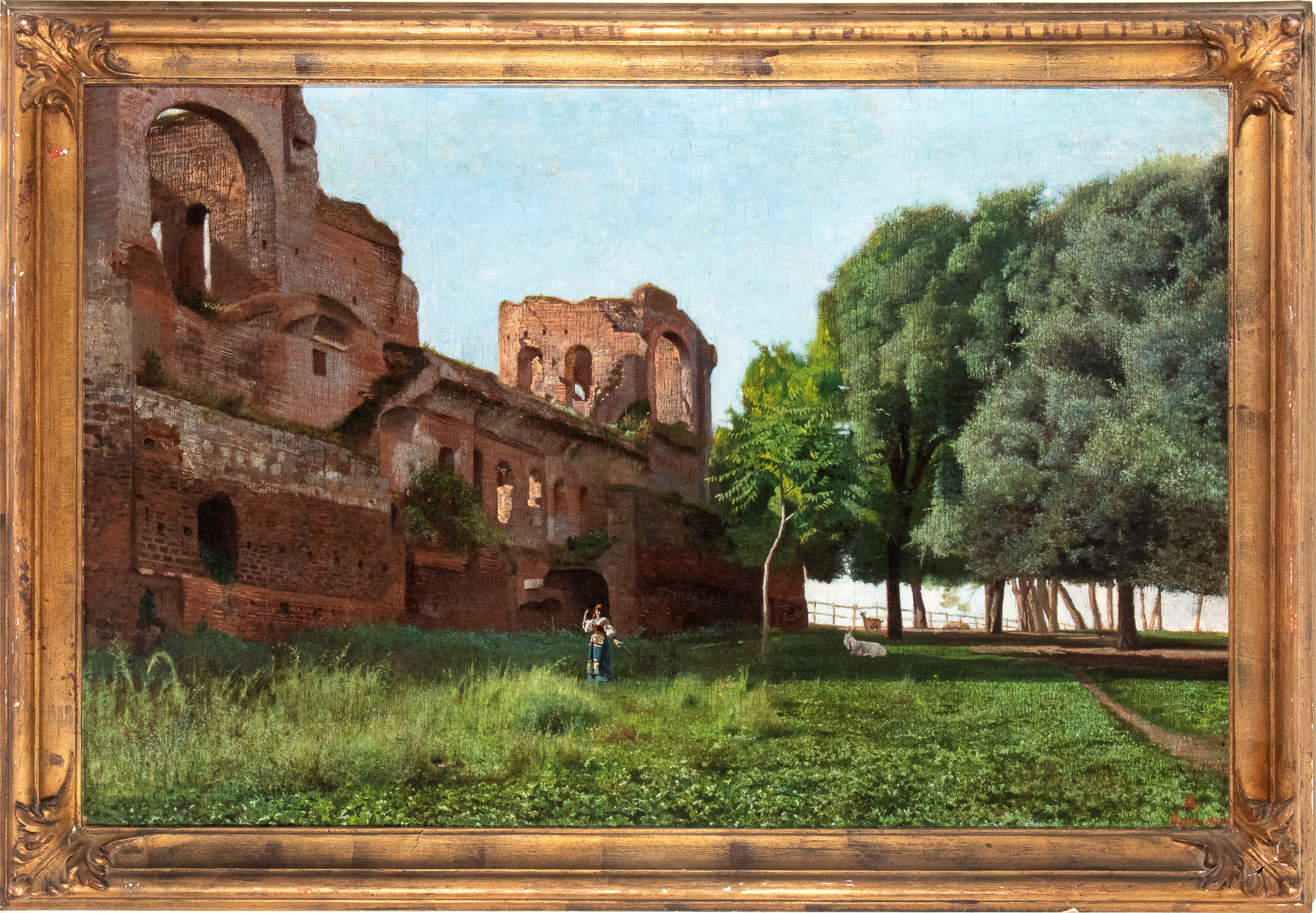 Anonimo - Paesaggio della Campagna Romana