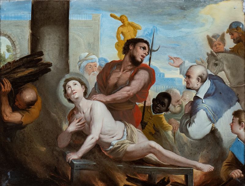 Luca Giordano - Il Martirio di San Lorenzo