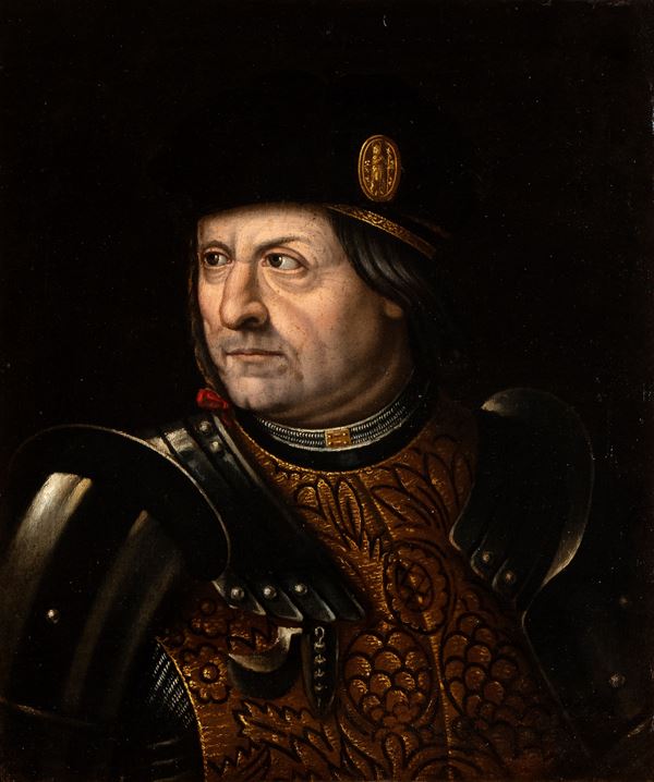 Giovanni de Luteri Dosso Dossi - Portrait of Ercole I d'Este