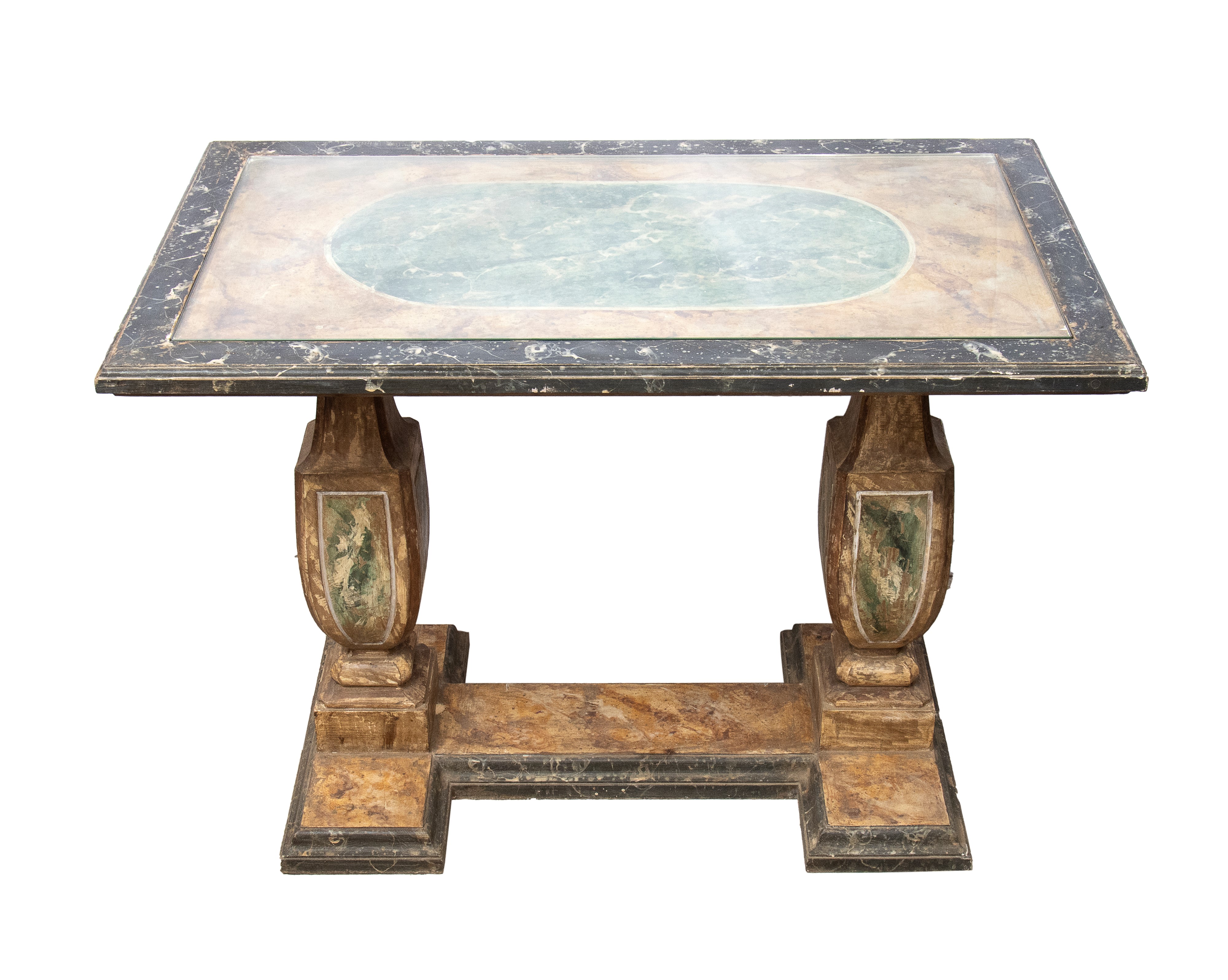 Scrittoio in finto marmo