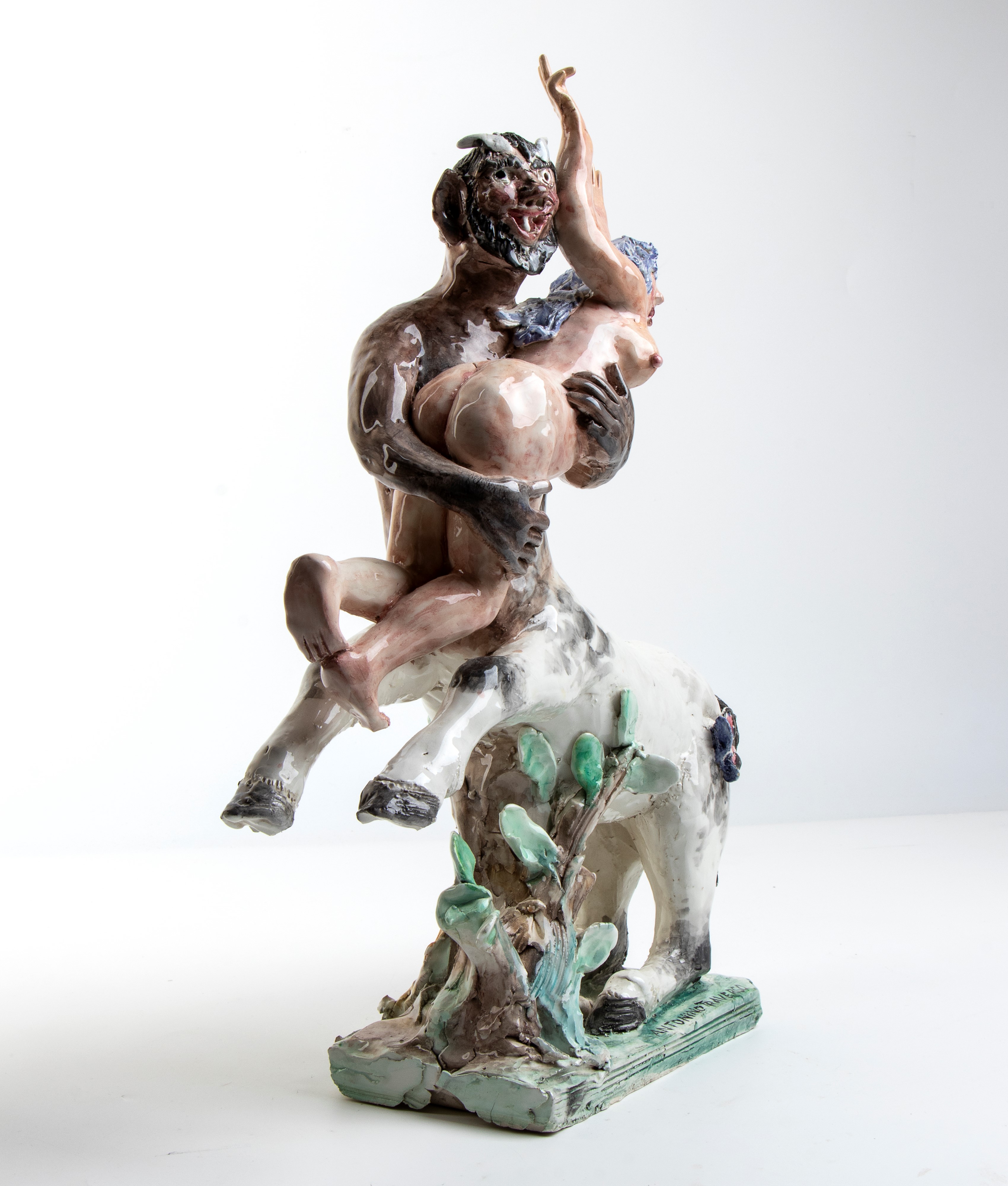 Antonino Traverso - Centauro che Rapisce una Donna