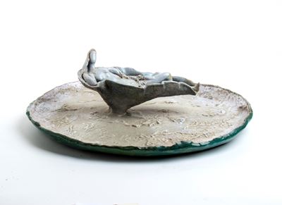 Piatto con Figura Femminile