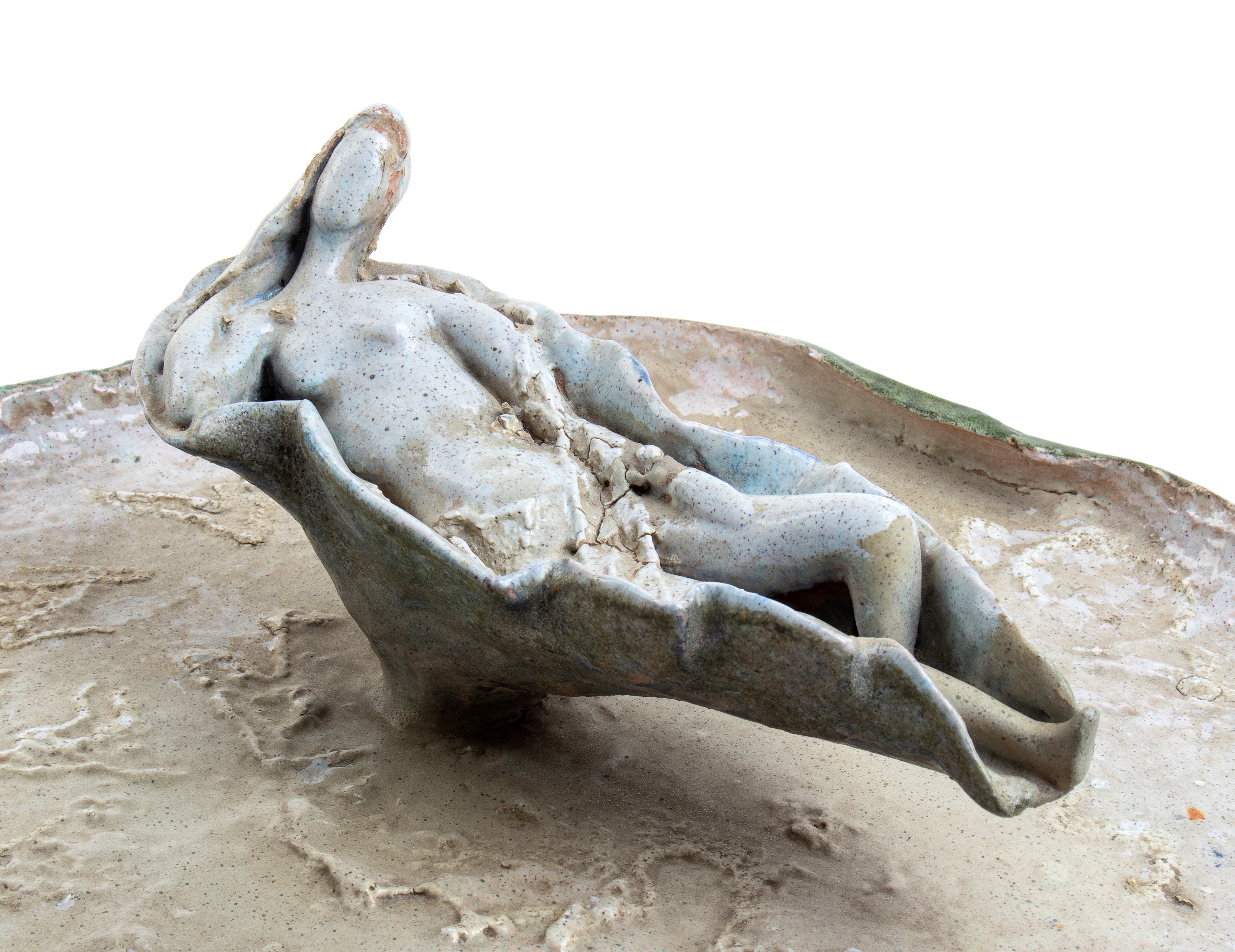 Pietro Melandri - Piatto con Figura Femminile