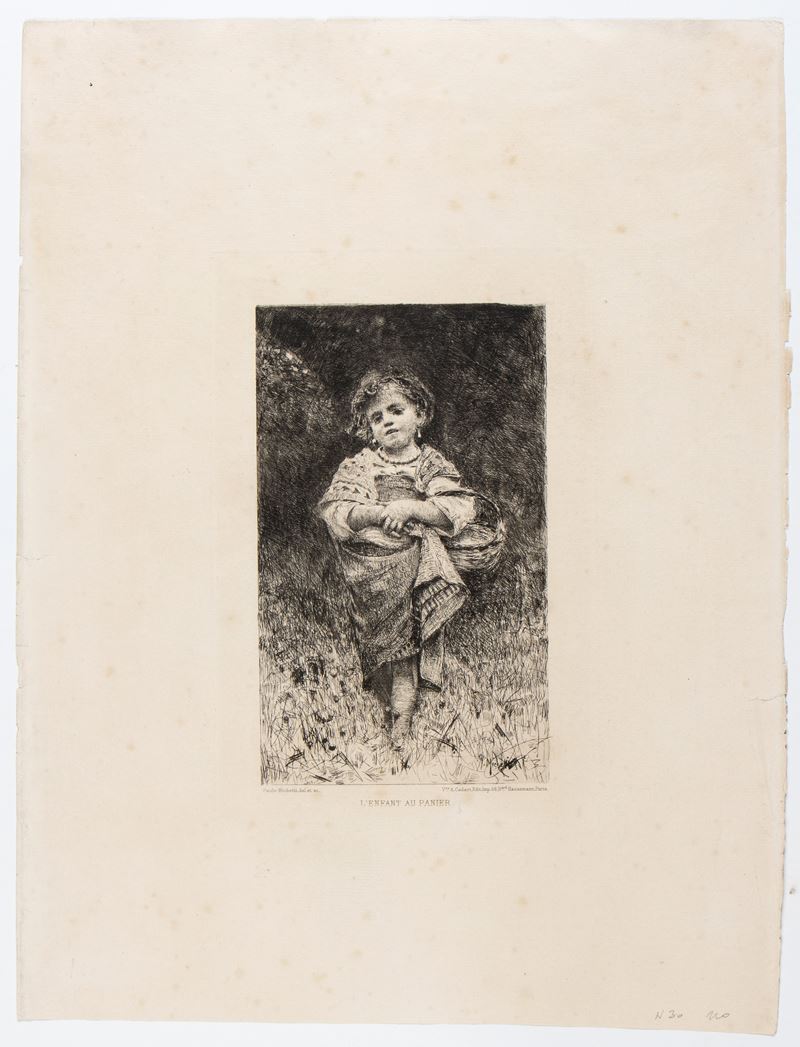 Francesco Paolo Michetti - L'enfant Au Panier