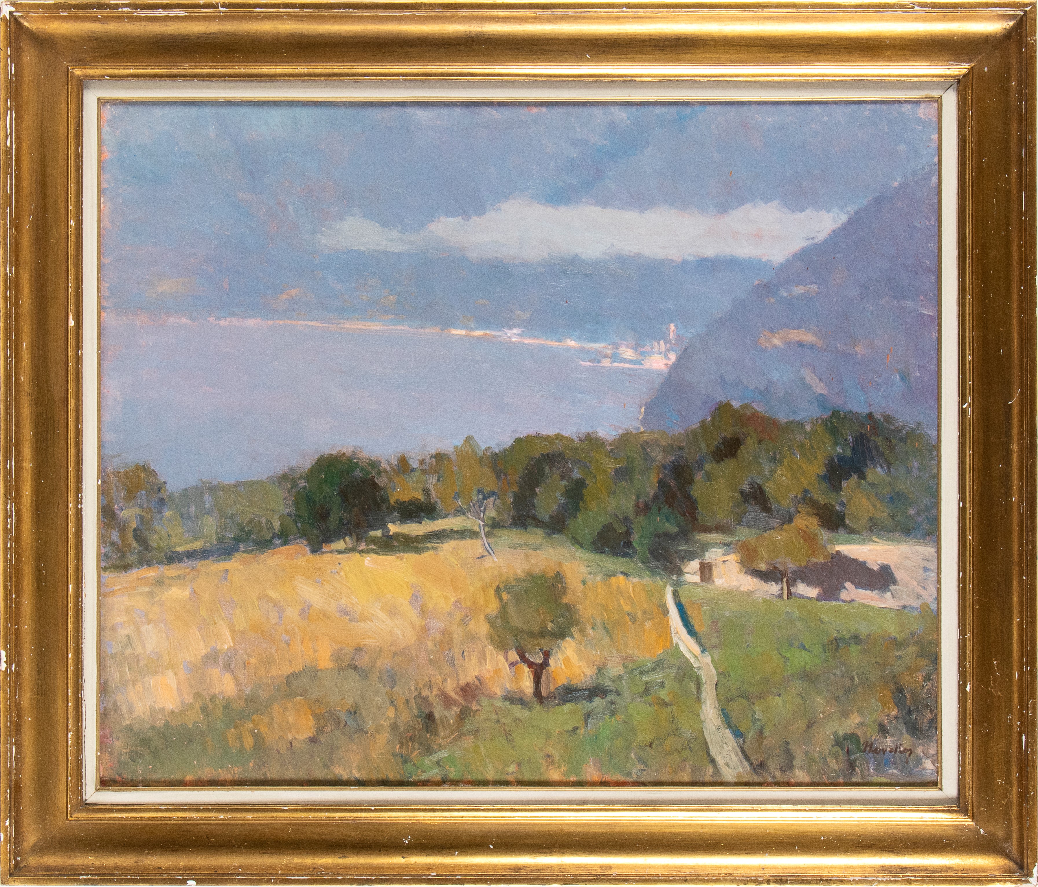 Giuseppe Novello - Lago Maggiore da Agra