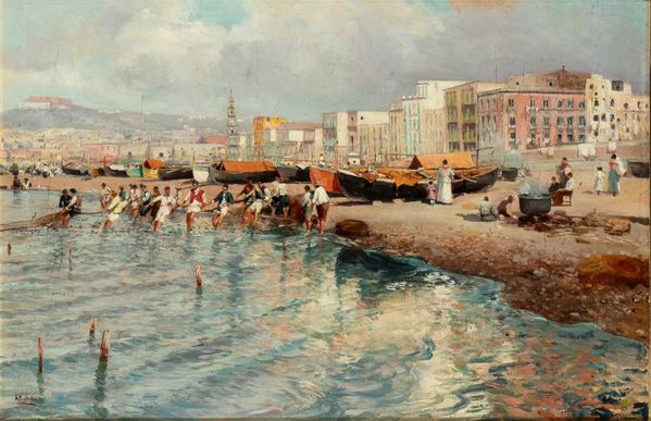 ATTILIO PRATELLA - Fishermen at the port