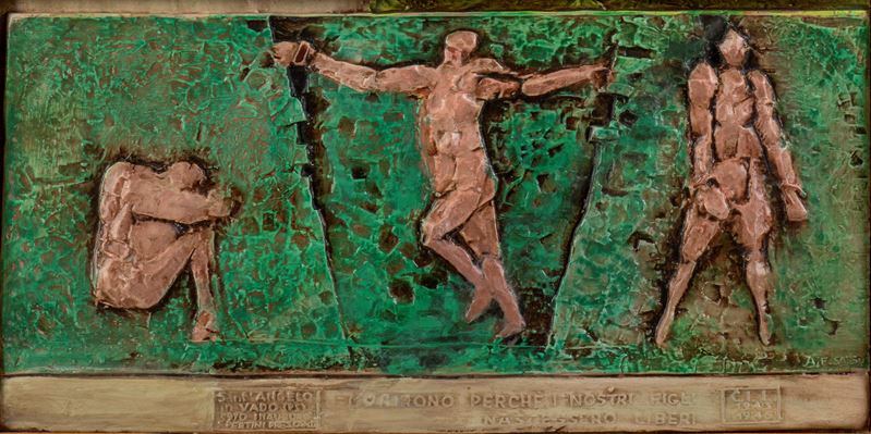 Aligi Sassu - Bozzetto per il Monumento al Corpo di Liberazione Dell'esercito Italiano a Sant'ang...