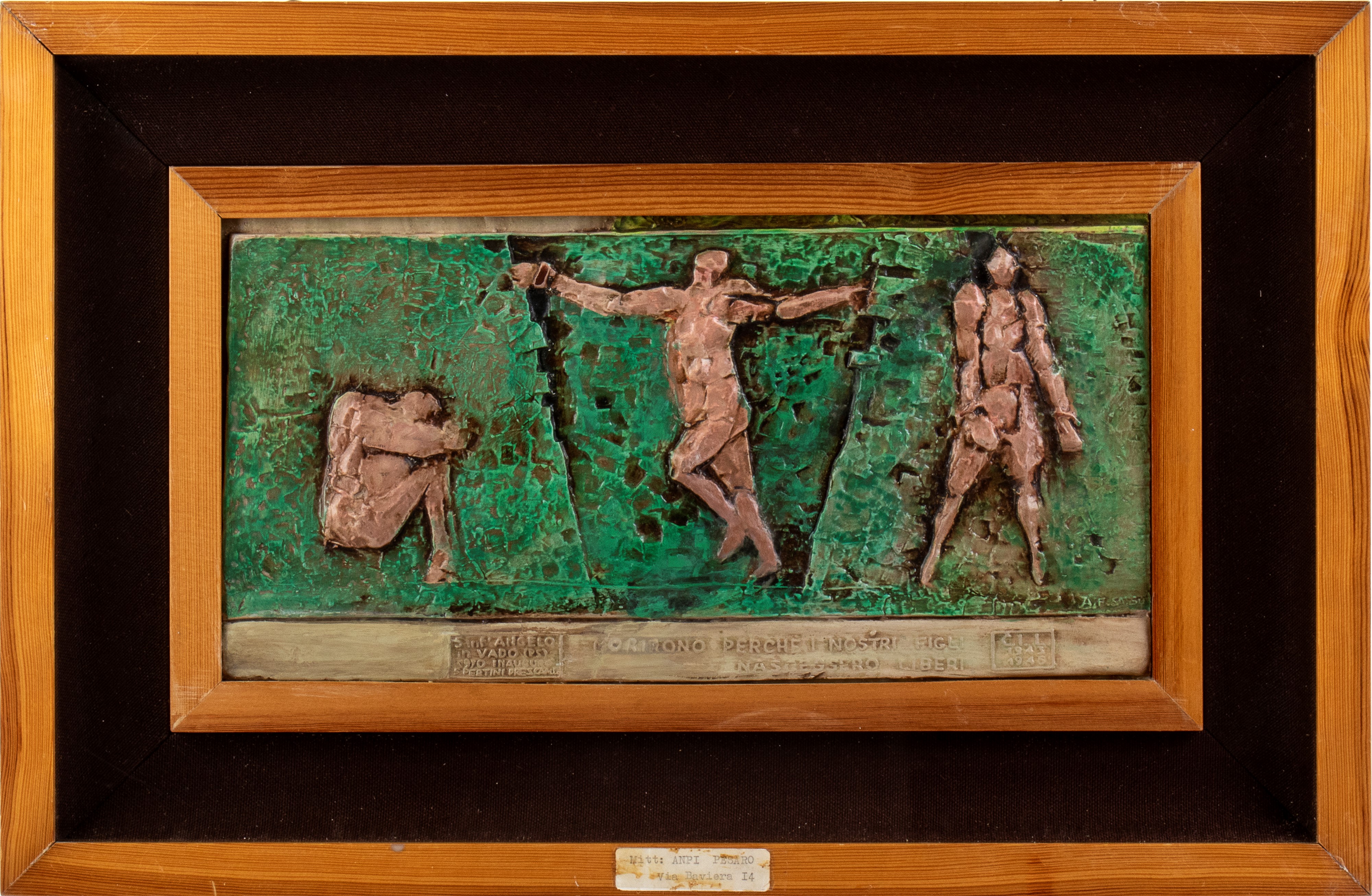 Aligi Sassu - Bozzetto per il Monumento al Corpo di Liberazione Dell'esercito Italiano a Sant'ang...