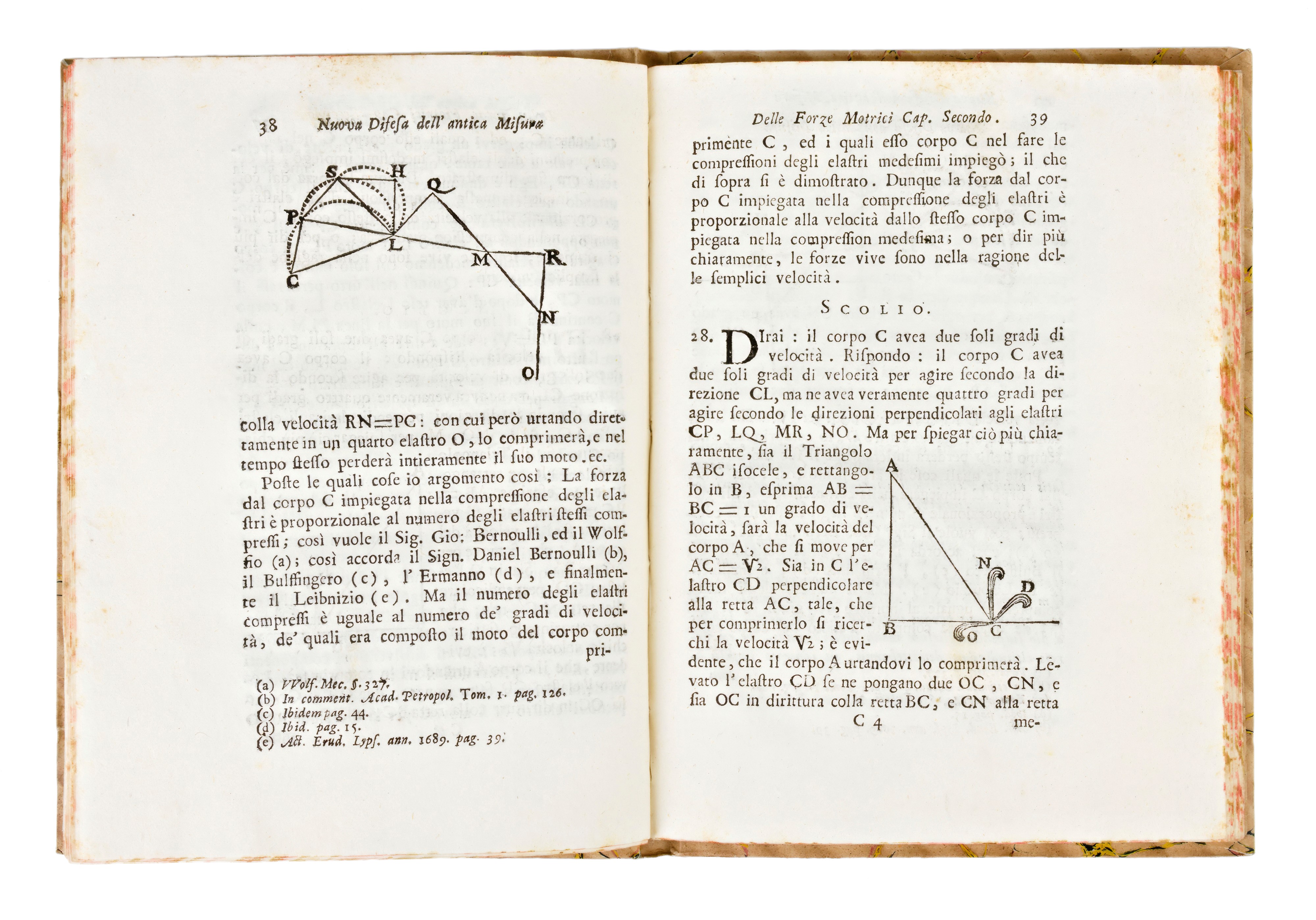 [matematica/fisica] Marzagaglia, Gaetano : Nuova Difesa Dell'antica Misura delle Forze Motrici......