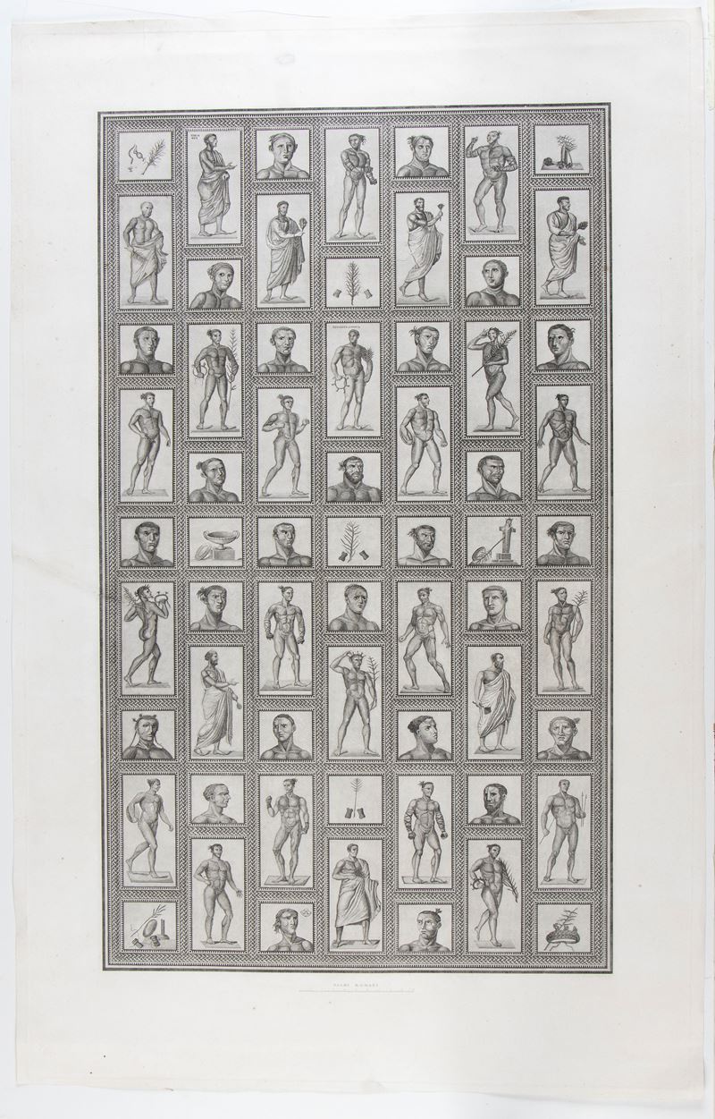 Filippo Troiani - La Scuola degli Atleti (mosaico nella Palestra delle Terme di Caracalla)