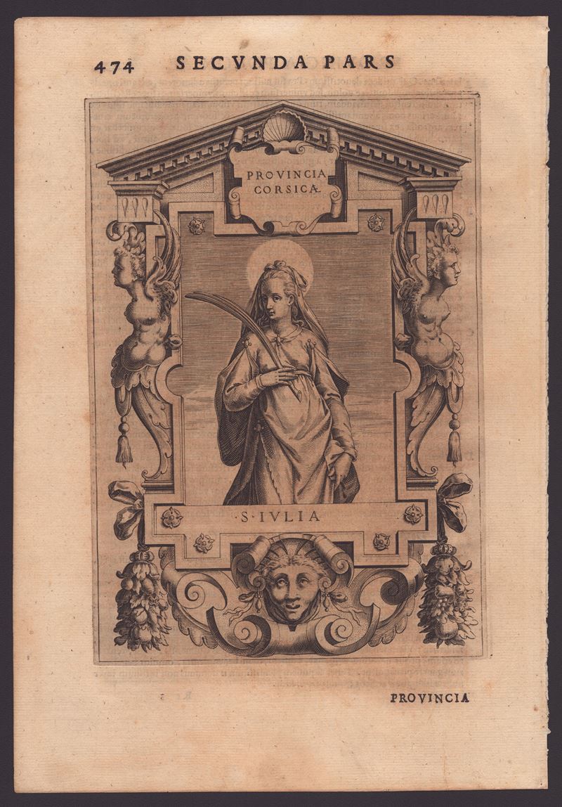 Agostino Carracci - Santa Giulia (provincia di Corsica)