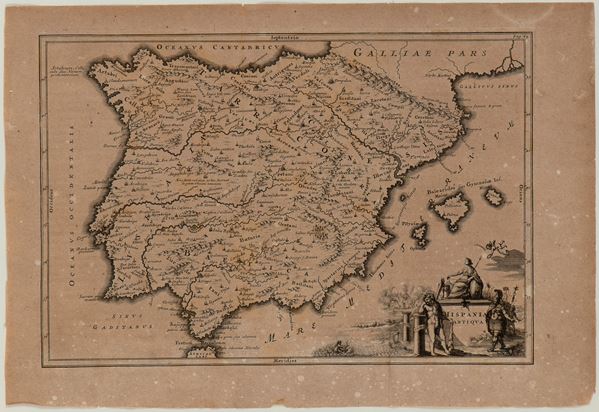 Christoph Cellarius : Hispania Antiqua  - Asta Stampe antiche e moderne, disegni e carte geografiche - Bertolami Fine Art - Casa d'Aste