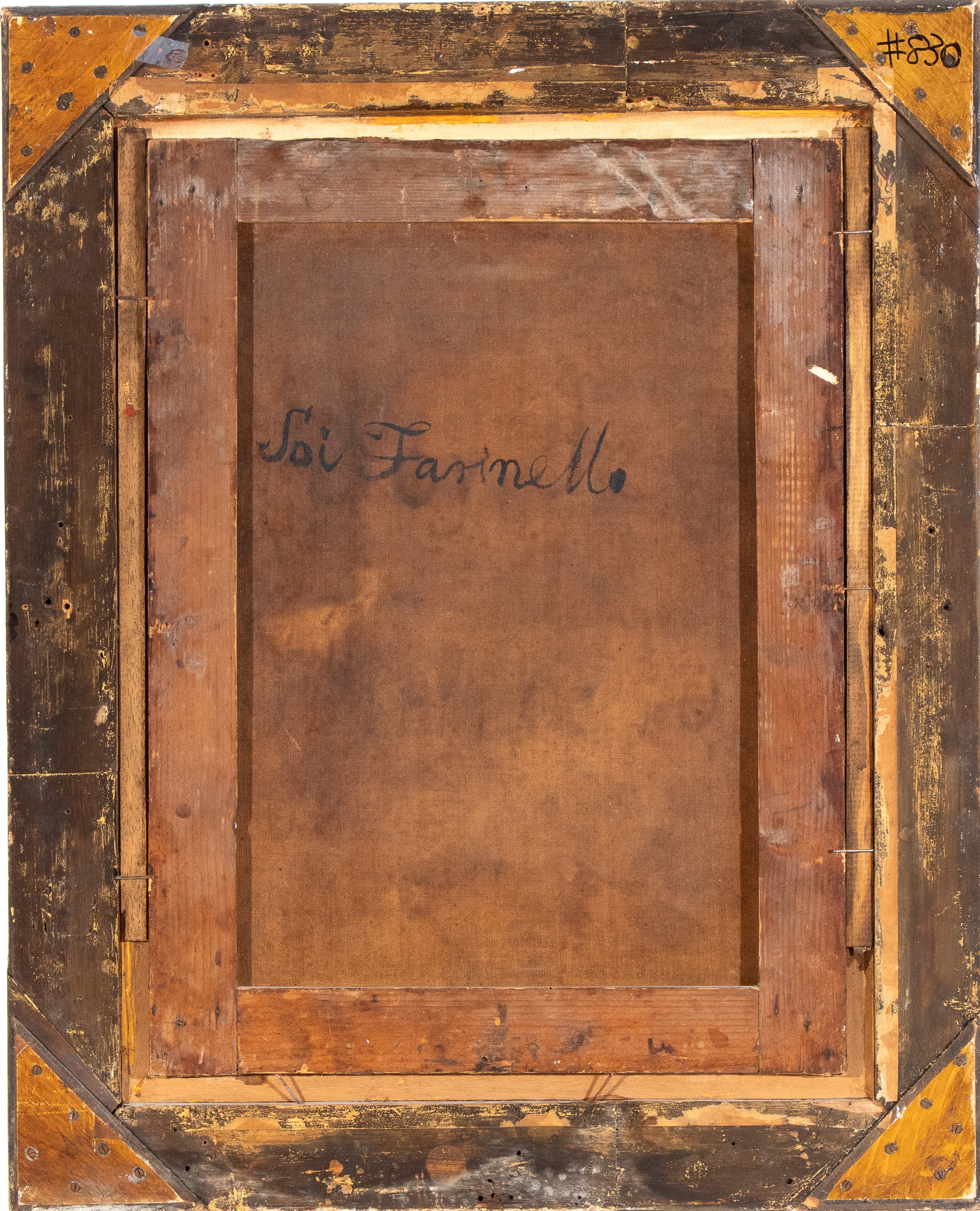 Ritratto di anziana che cuce