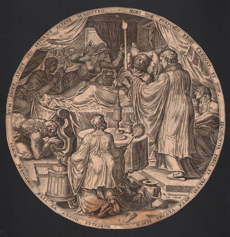 Philip Galle - Mors Quae Purpureos Régés...