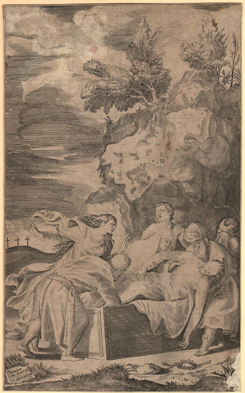 Giulio Bonasone - Gesù Cristo Deposto nel Sepolcro
