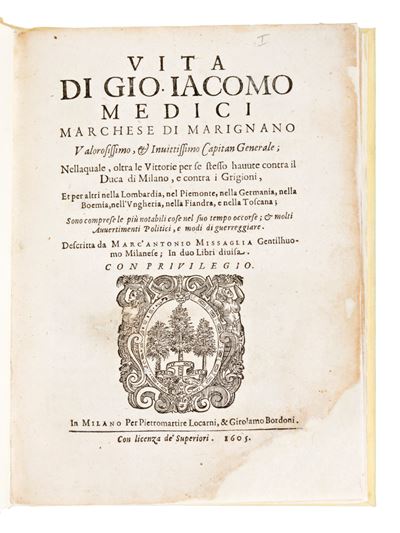 [storia/biografia] Missaglia, Marc'antonio : Vita di Gio. Iacomo Medici, Marchese di Marignano Va...