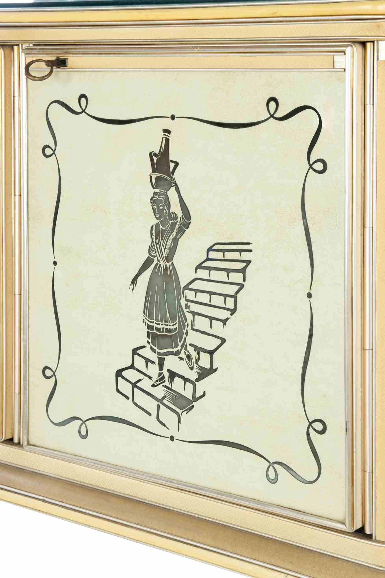 Buffet con Embedded Mirror