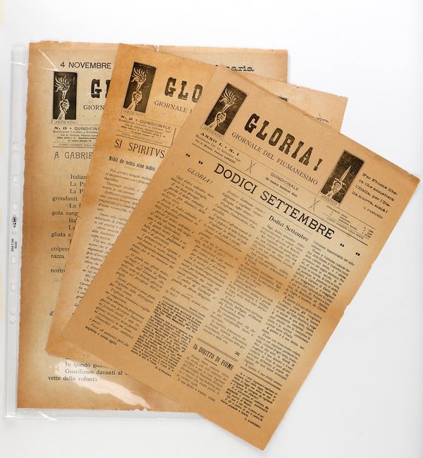 GLORIA ! - Giornale del Fiumanesimo 