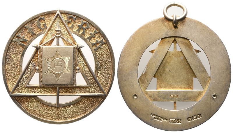 Medaglia "nigeria", 1948, Ag (44,3 MM)