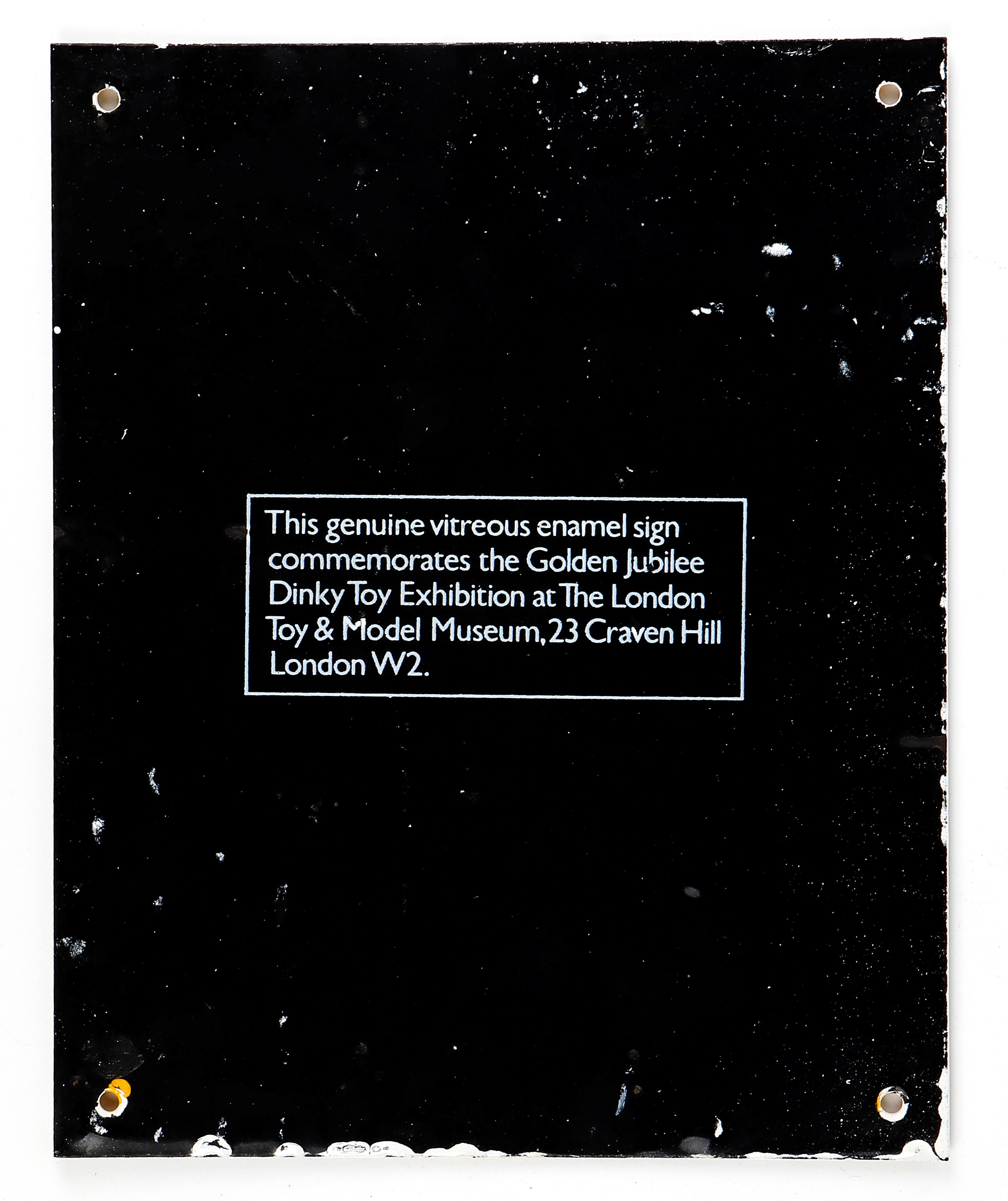 DINKY TOYS tabella pubblicitaria