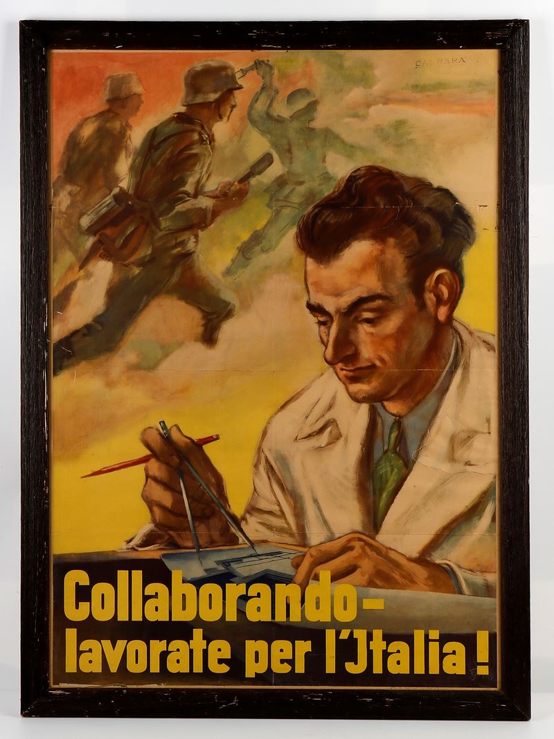 Collaborando Lavorate per L'jtalia - Manifesto