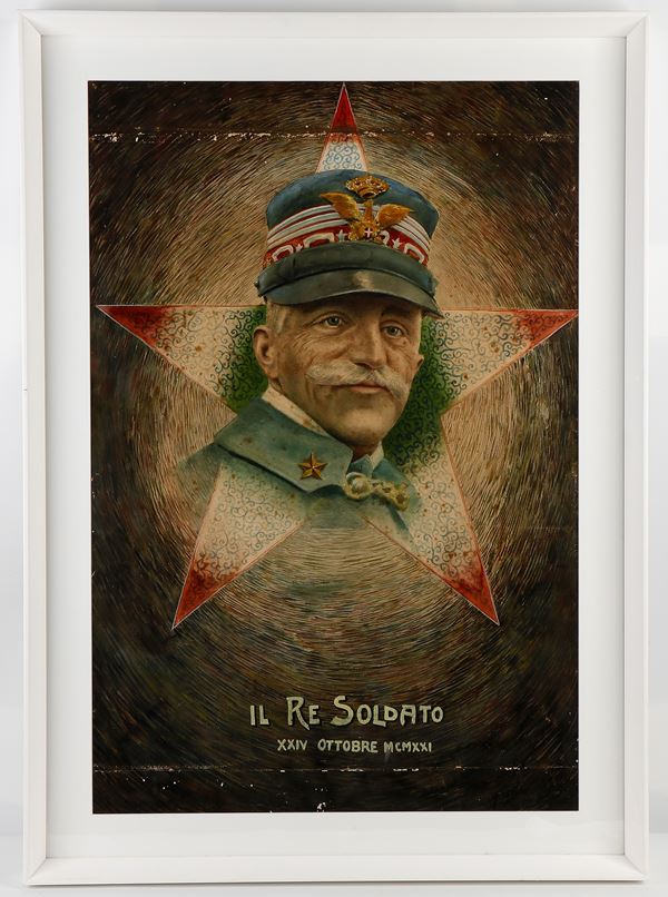 Il RE SOLDATO  (1921)  - Auction Memorabilia, Militaria, Orders - Bertolami Fine Art - Casa d'Aste