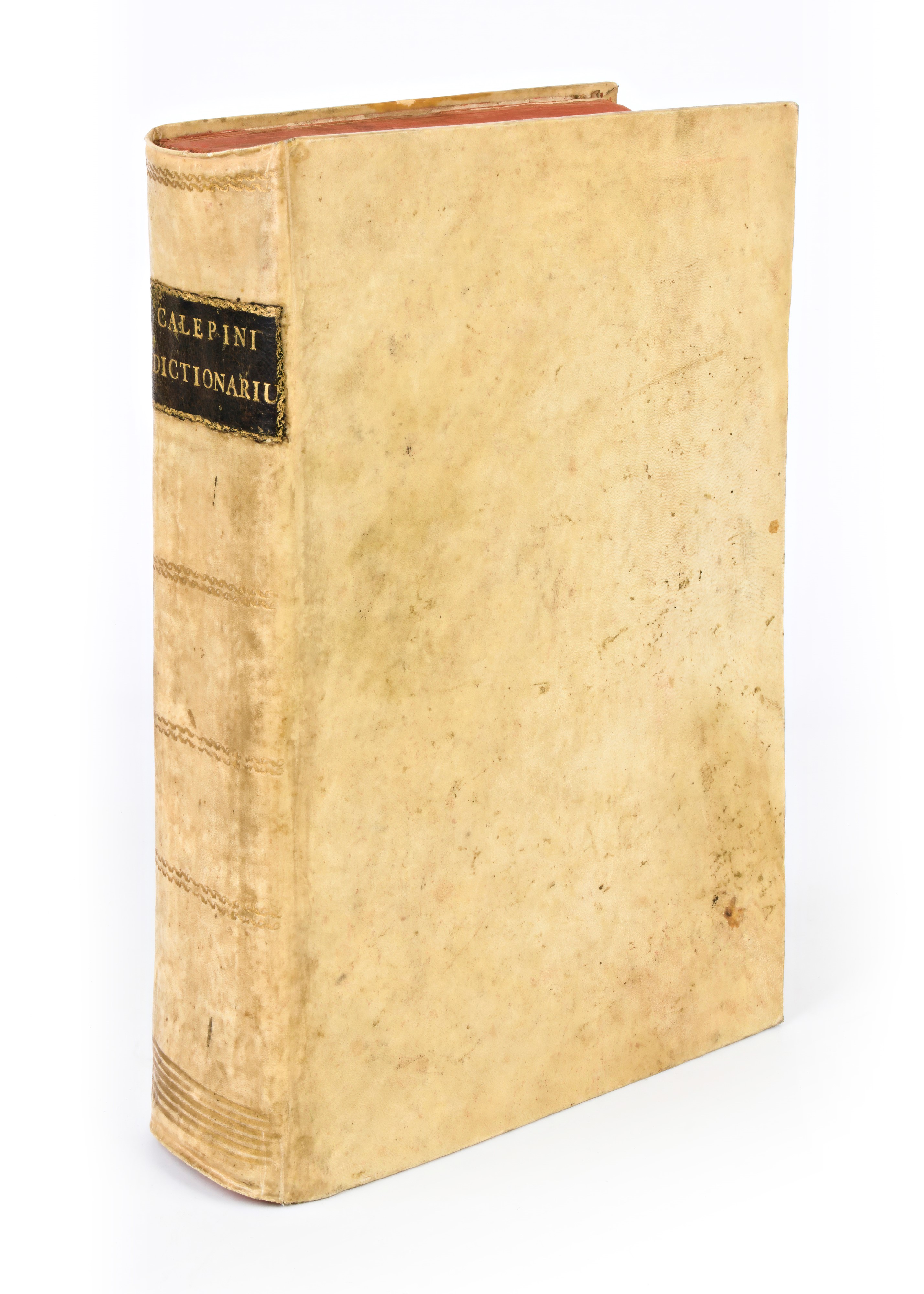 Calepino, Ambrogio : Dictionarium, ... Additamenta Pauli Manutii. & Dittionario di Tutte le Voci ...