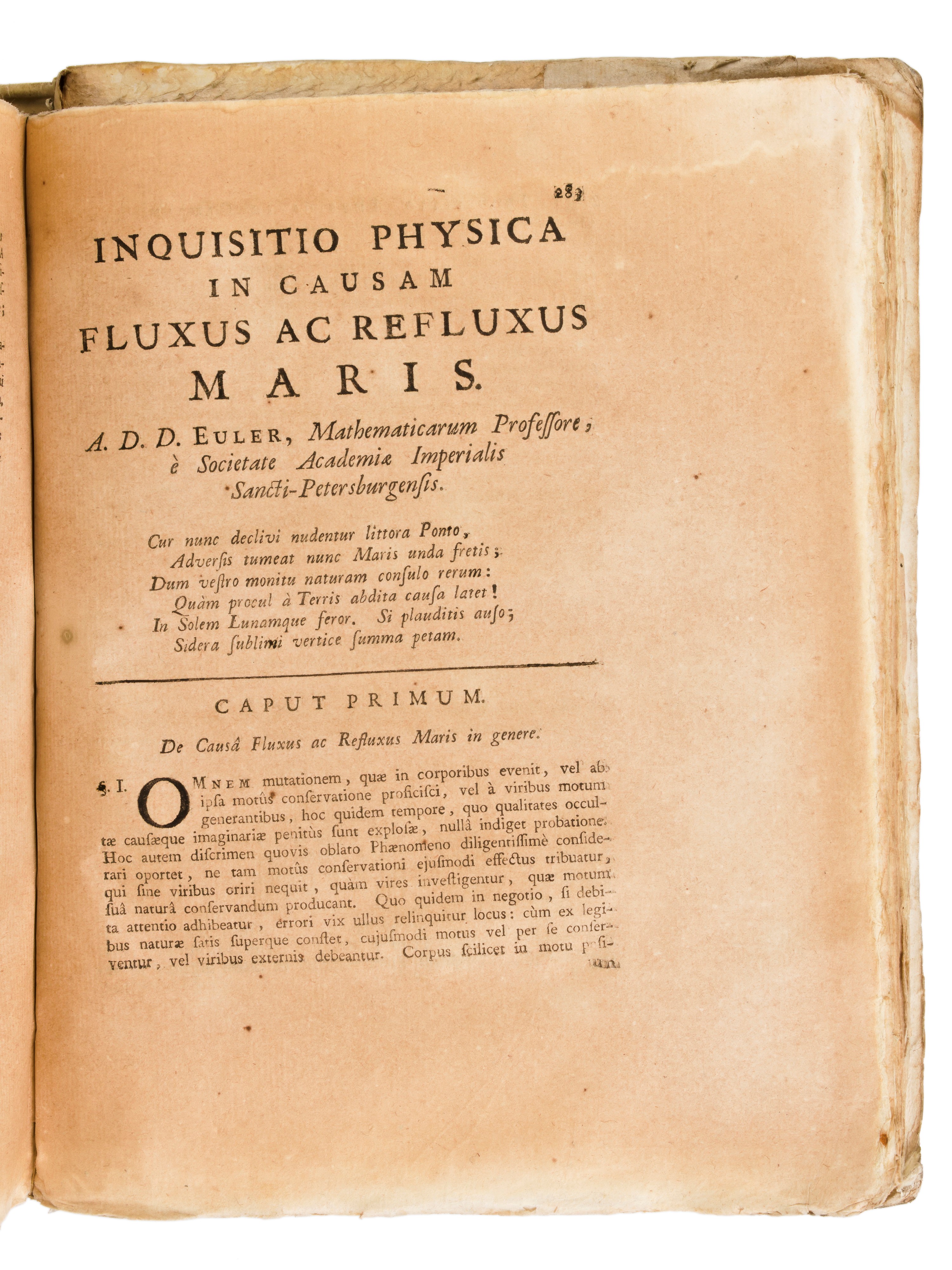 [Matematica] Newton, Isaac : Philosophiae Naturalis Principia Matematica Tomo 3 Pt. 1-2. Genevae ...