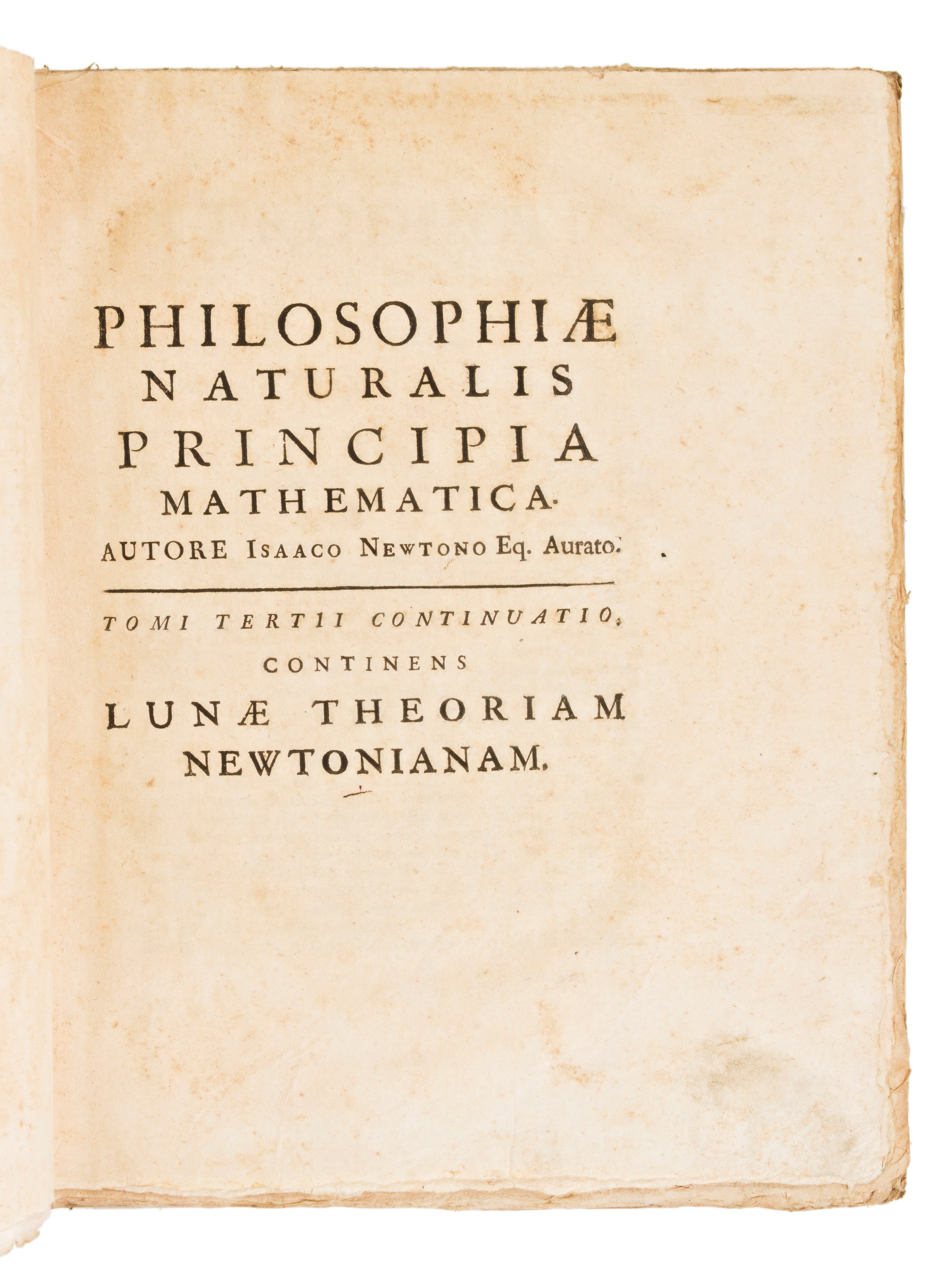 [Matematica] Newton, Isaac : Philosophiae Naturalis Principia Matematica Tomo 3 Pt. 1-2. Genevae ...