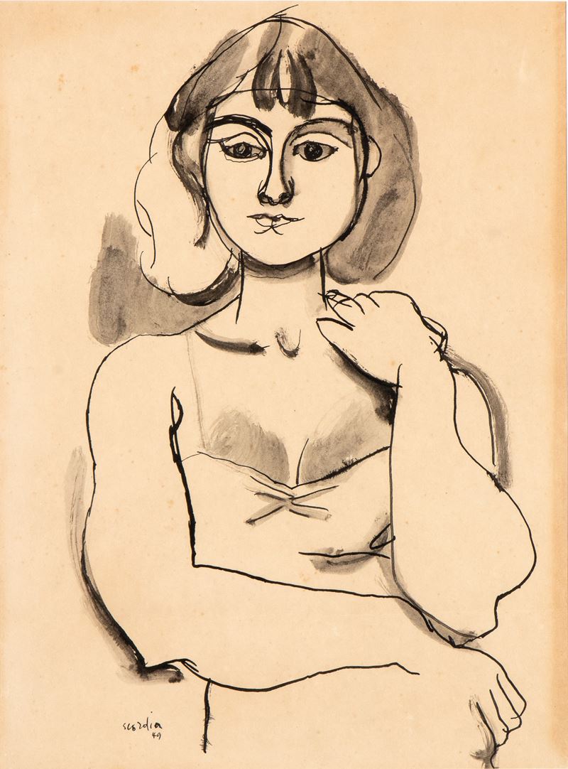 Antonio Scordia - Ritratto Femminile