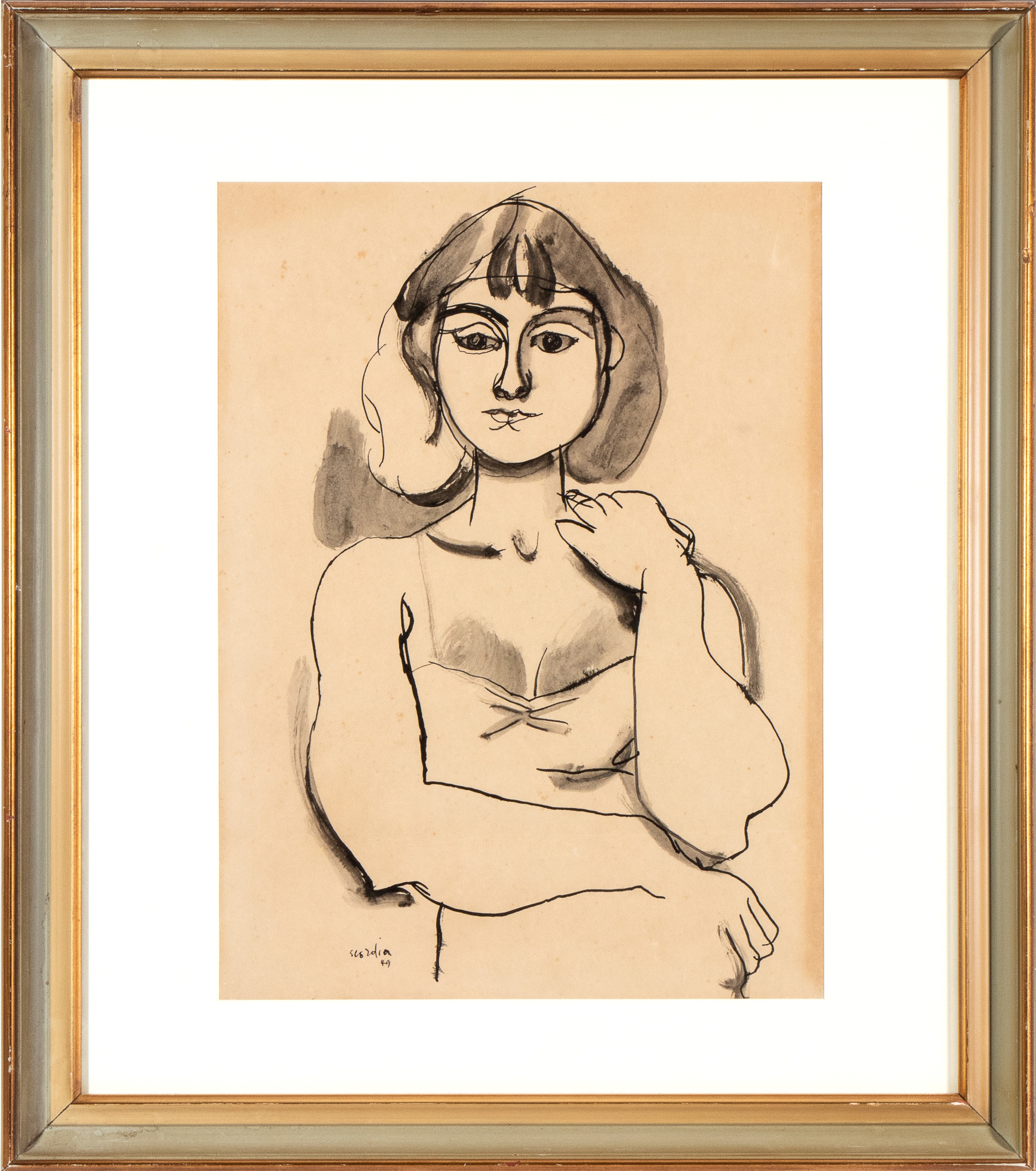 Antonio Scordia - Ritratto Femminile