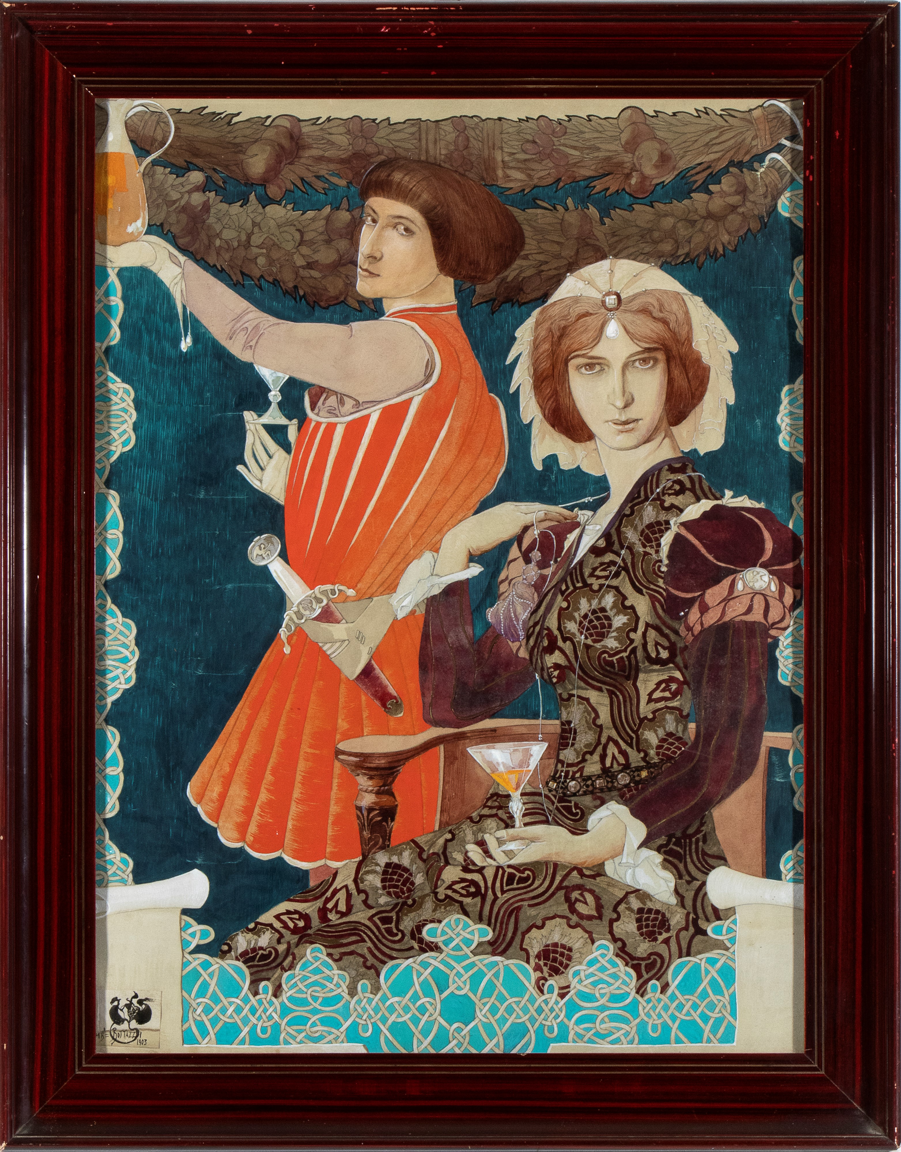 Umberto Bottazzi - Scena Rinascimentale