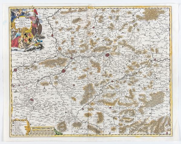 Nicolaes Visscher - Comitatus Hannoniae tabula emended for Alexandrum Penez