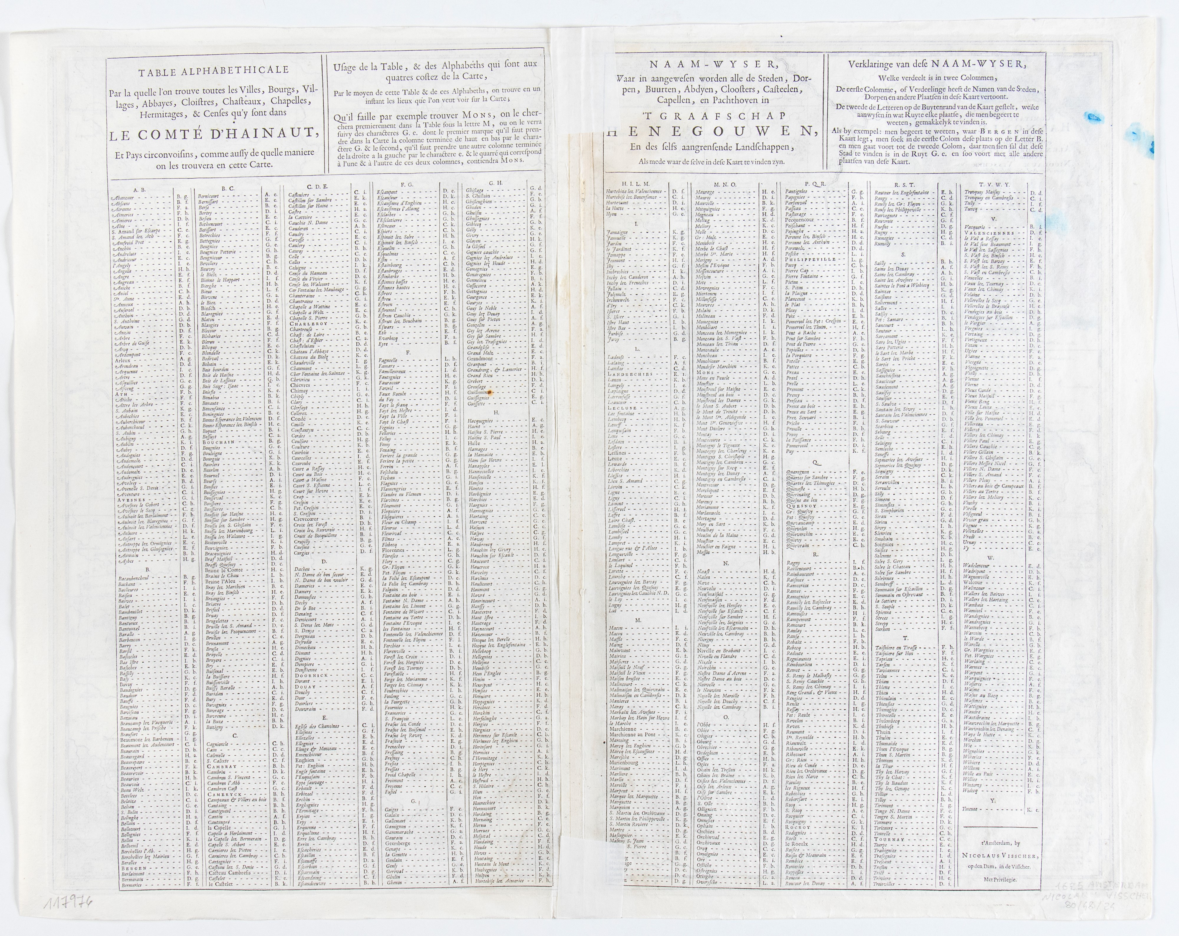 Comitatus Hannoniae tabula emendata per Alexandrum Penez