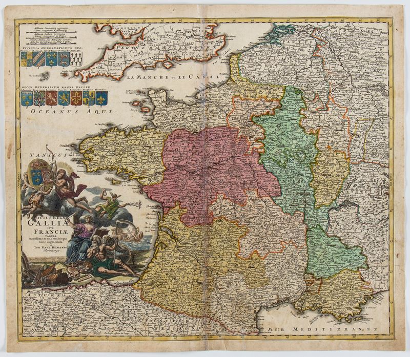 Totius Regni Galliae sive Franciae Tabula...