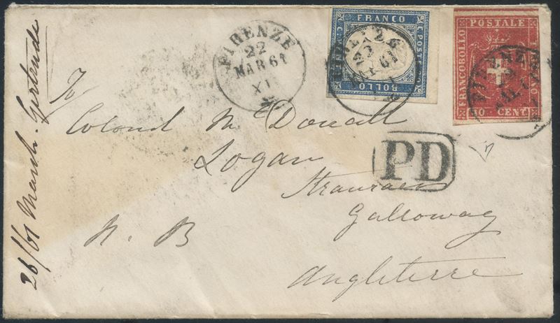 Storia Postale - Mista Toscana/sardegna