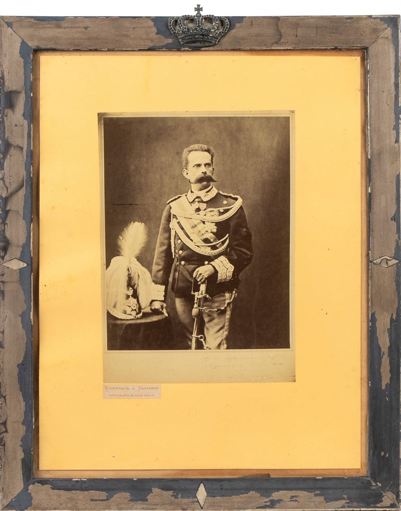 Foto di Re Umberto i in Cornice