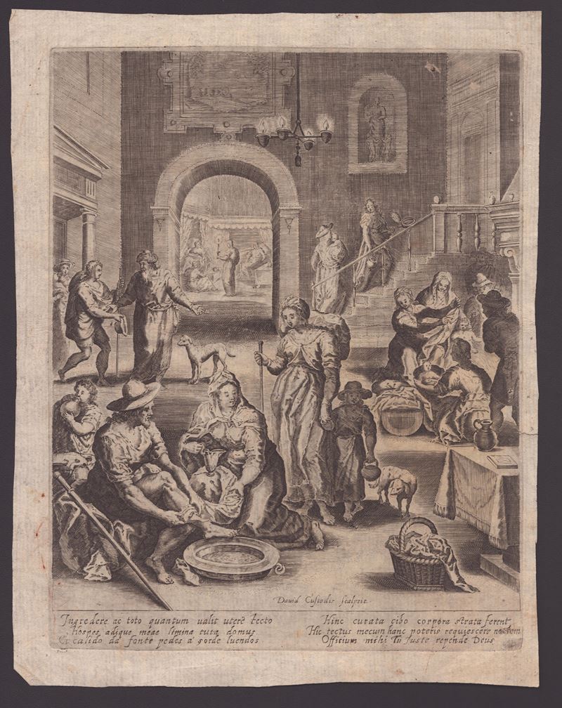 David Custos - Ingredere Ac Toto Quantum Valit Utere Tecto... (allegoria di Misericordia)
