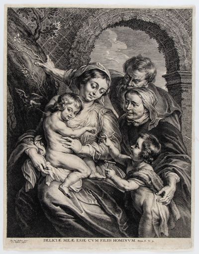 La Sacra Famiglia con il Cardellino