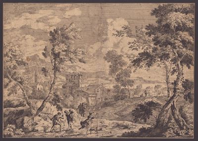 Paesaggio con Scena Dell'uccisione del Serpente