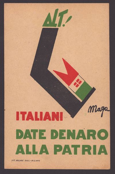 Italiani Date Denaro alla Patria