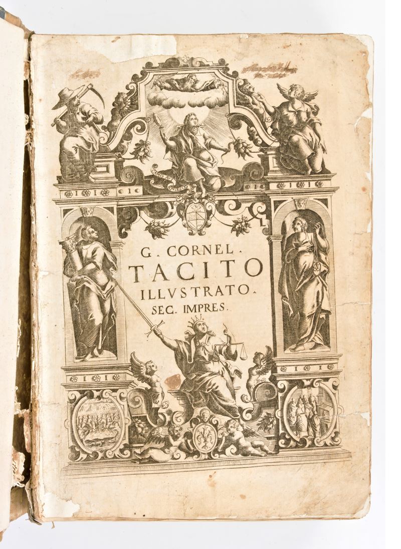 [storia] Alamos De Barrientos, Baltasar : Opere di G. Cornelio Tacito. Annali, Historie, Costumi ...