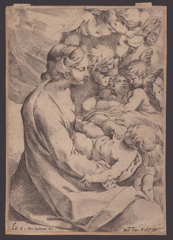 Ludovico Carracci - Madonna con Bambino e gli angeli