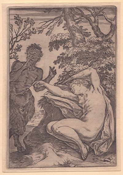 Satiro e una Ninfa Dormiente
