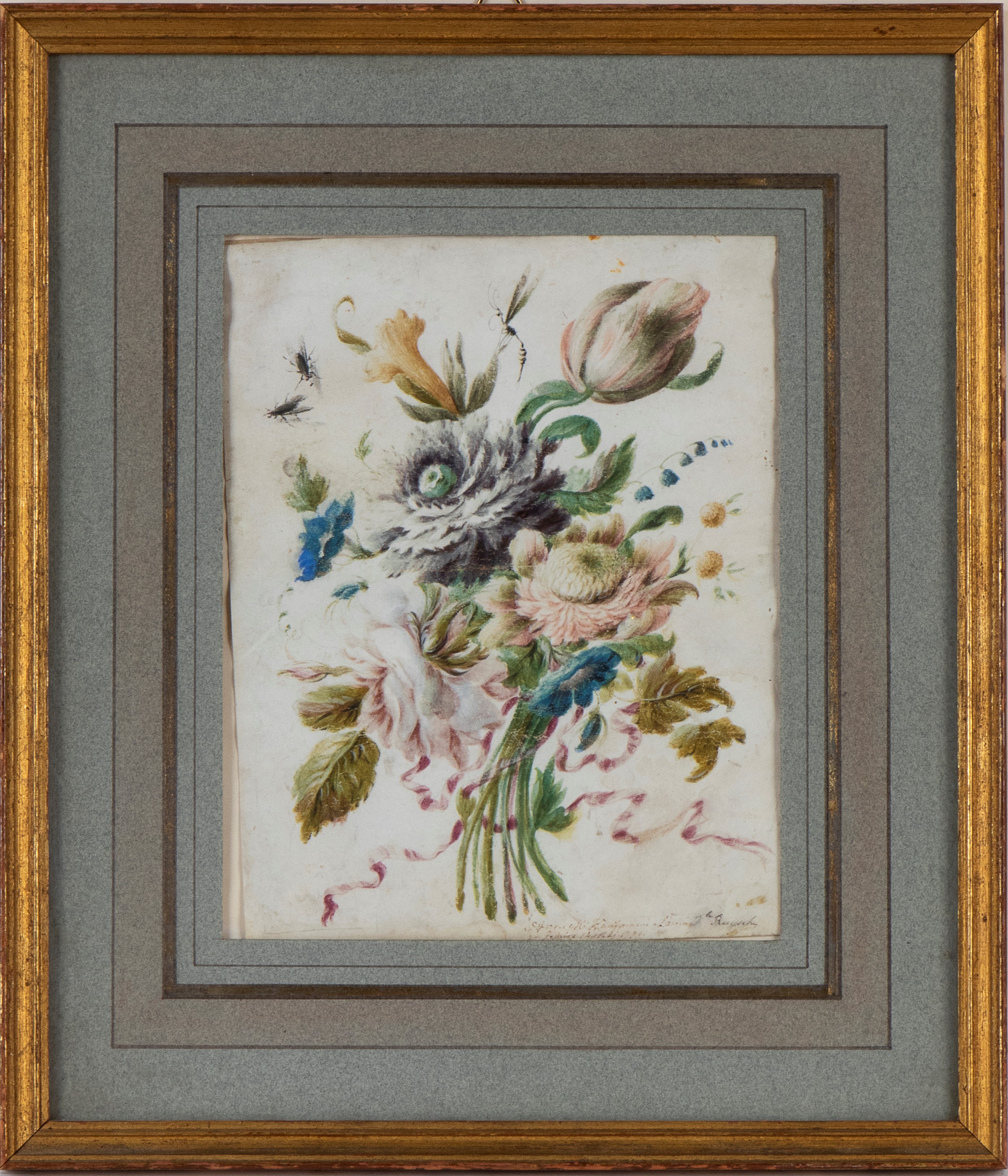 Bouquet con Tulipani e Peonie
