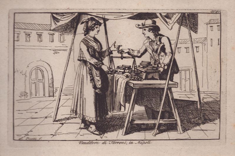 Bartolomeo Pinelli - Venditore di Torroni, in Napoli | Venditore di Sorbetti, in Napoli | Acquajo...