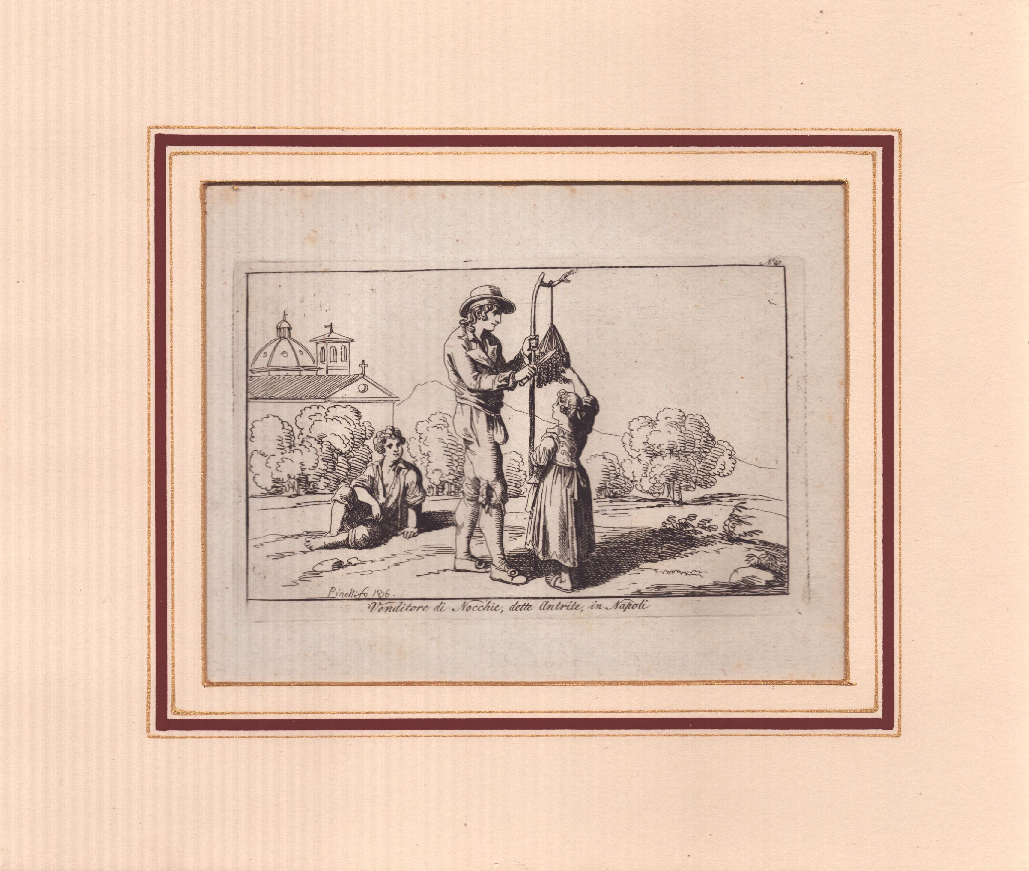 Bartolomeo Pinelli - Venditore di Torroni, in Napoli | Venditore di Sorbetti, in Napoli | Acquajo...